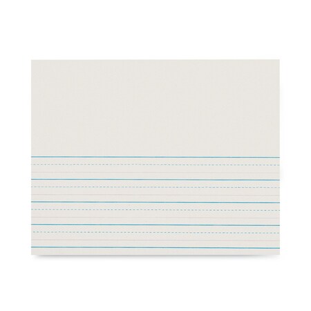 Pacon Multi-Program Picture Story Paper, 30 lb, 5/8" Long Rule, One-Sided, 8.5 x 11,500PK PAC2691